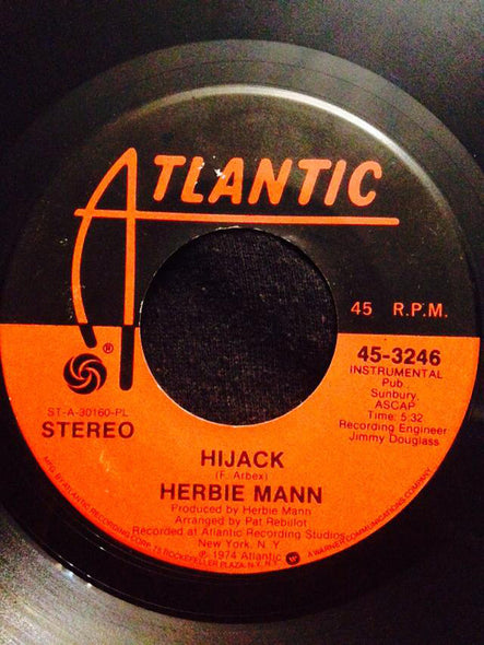 Herbie Mann : Hijack (7", Single, PL )