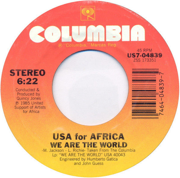 USA For Africa - We Are The World (7