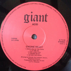 Acid : Engine Beast (LP, Album)