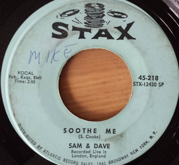 Sam And Dave* : Soothe Me (7", SP)