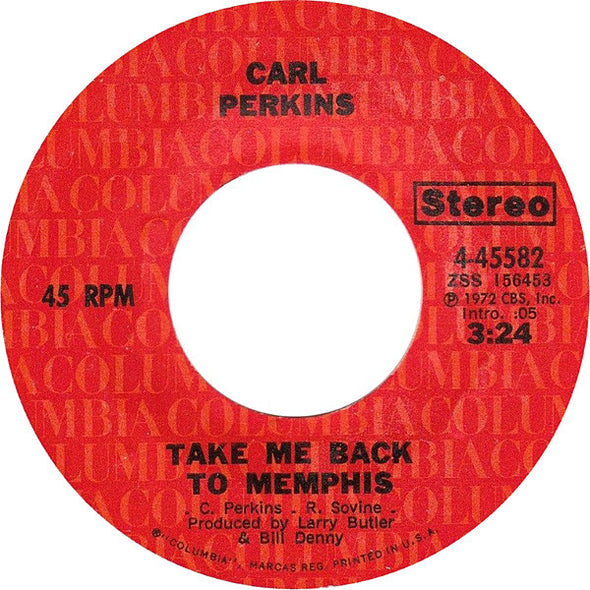 Carl Perkins : High On Love (7")