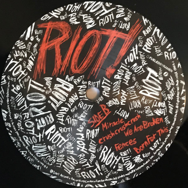 Riot! Album Poster  Paramore, Music poster ideas, Paramore lyrics