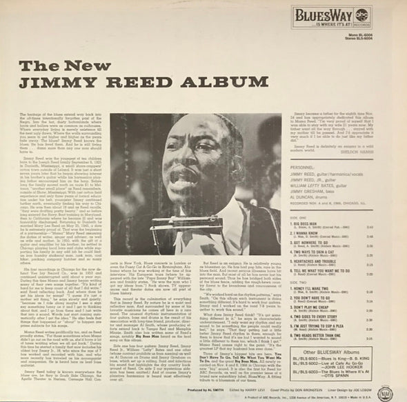 Jimmy Reed : The New Jimmy Reed Album (LP, Album)