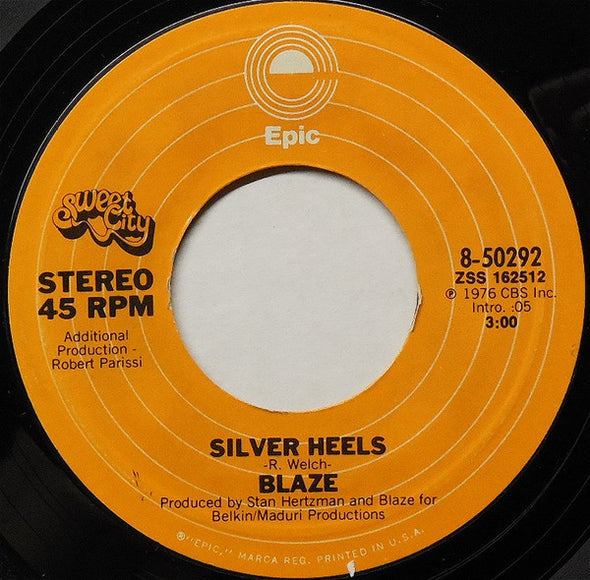 Blaze (63) : Silver Heels (7", Single)