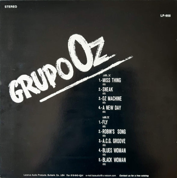 Grupo Oz : Grupo Oz (LP, Album, RE)
