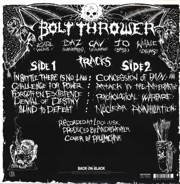 洋楽 Bolt Thrower / In Battle There Is No Law Bolt Thrower – In Battle There Is No Law! – Vinyl (Blue, LP