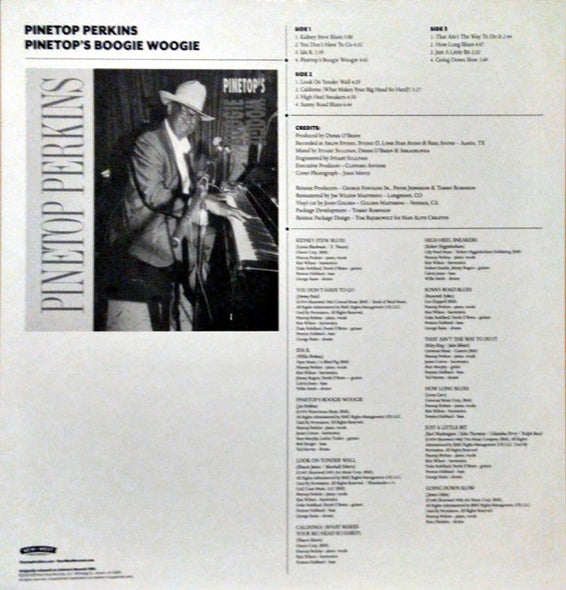 Pinetop Perkins - Pinetop's Boogie Woogie (LP, Red + LP, S/Sided, Red + Album, Ltd, RE, RM) (M)28
