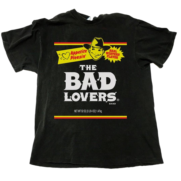 The Bad Lovers Appetite Pleasin' Printed Tee in Black