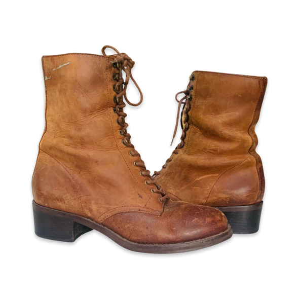 Vintage Leather Riding Boots - LAST CHANCE