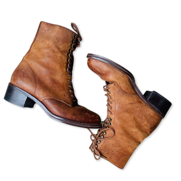 Vintage Leather Riding Boots - LAST CHANCE