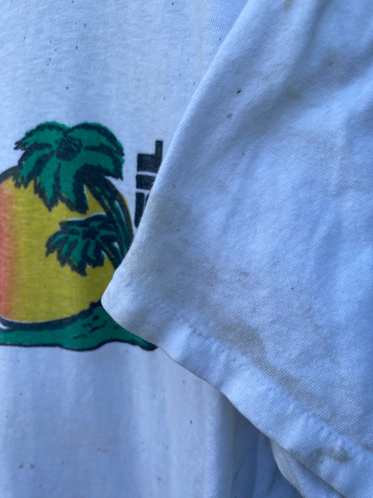 Vintage 70s Rio Brazil Distressed Baby Tee (S/M)