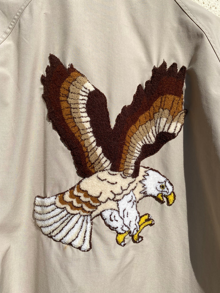 70s Embroidered Eagle Jacket (XL)