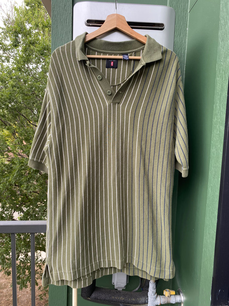 90s Striped Levis Shirt (M/L)