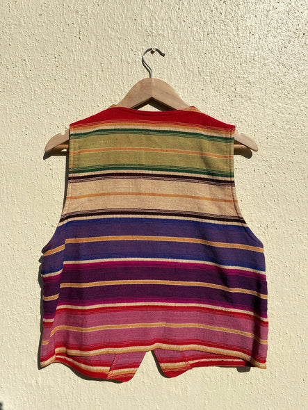 Vintage 90s Quilted Cropped Vest (S/M)
