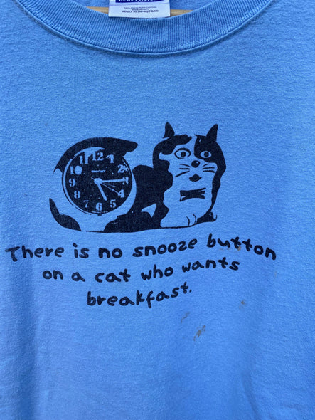 Vintage 90s Cat Tee (L/XL)