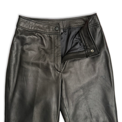 Vintage Black Leather Pants