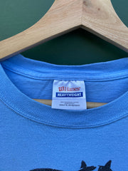 Vintage 90s Cat Tee (L/XL)