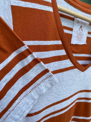 Vintage Y2K University of Texas Striped Tee (M/L)
