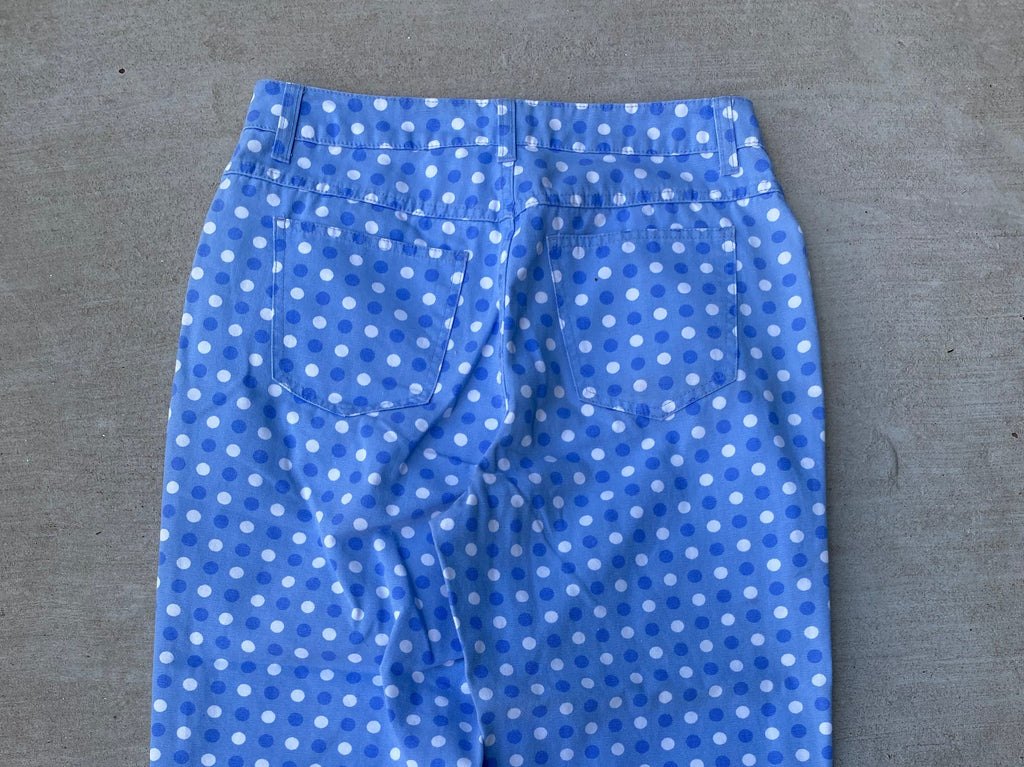Vintage 90s Billbass Polkadot Capri Style Jeans (31)