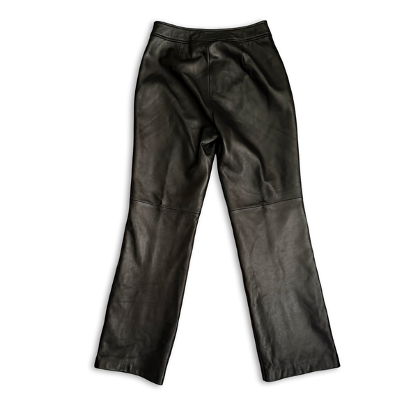 Vintage Black Leather Pants