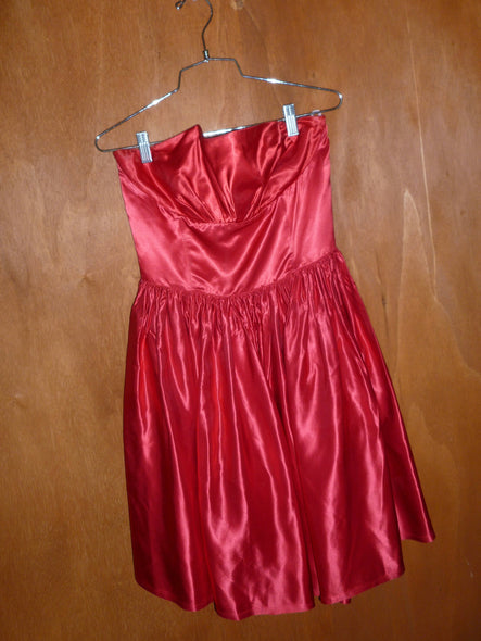 Gunne Sax Red Cocktail Dress (M/L)
