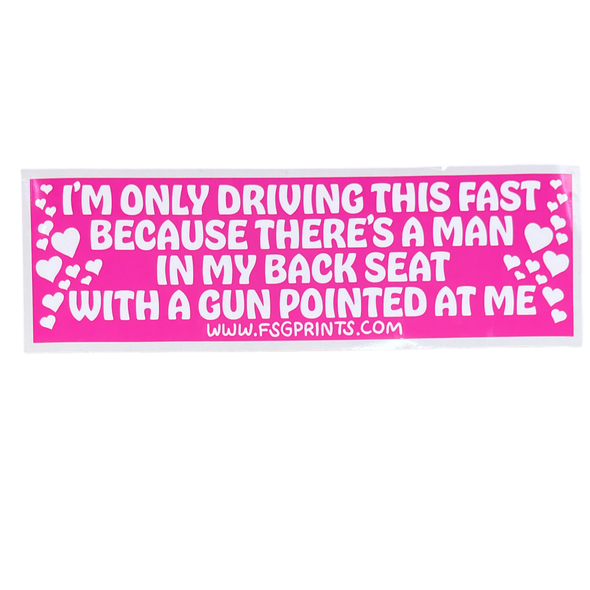 Gun It Bumper Sticker