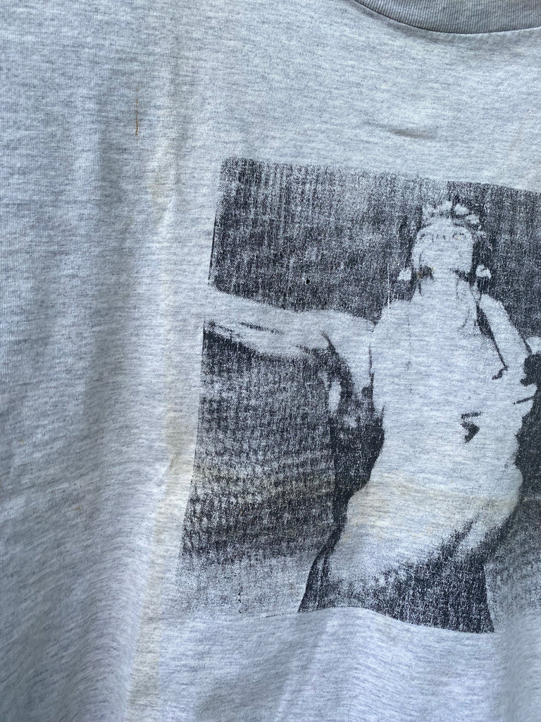 Vintage 90s Distressed Boxy Fit Bum Equipment Art Tee (XL)