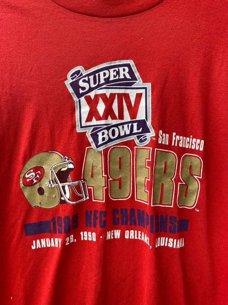 Vintage 80s 49ers Super Bowl Tee (S/M)