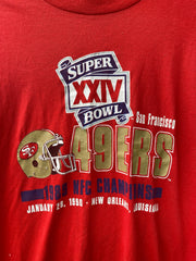 Vintage 80s 49ers Super Bowl Tee (S/M)