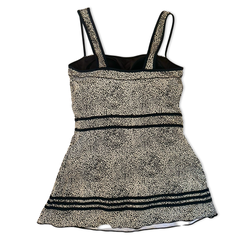 Vintage Animal Print Skort Dress