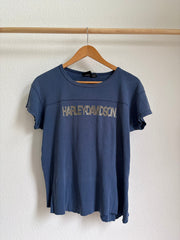 Vintage 90s Harley Davidson Cropped Tee (S/M)