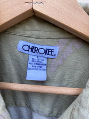 Vintage 90s Cherokee Hawaiian Rayon Button Down (L)