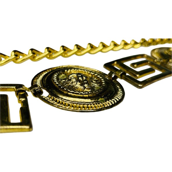 Vintage 80s Versace Style Chain Belt