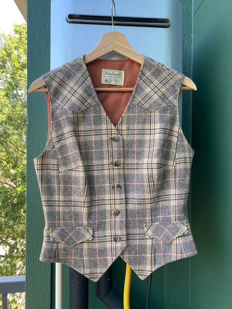 Vintage Pendleton Western Wear Wool Vest (S/M)