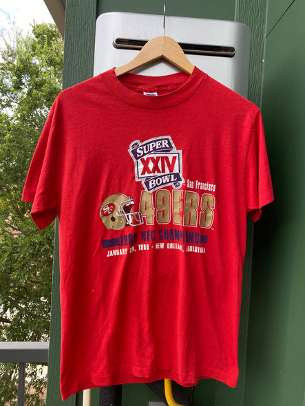 Vintage 80s 49ers Super Bowl Tee (S/M)