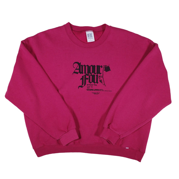 Amour Fou: Cranberry Crewneck