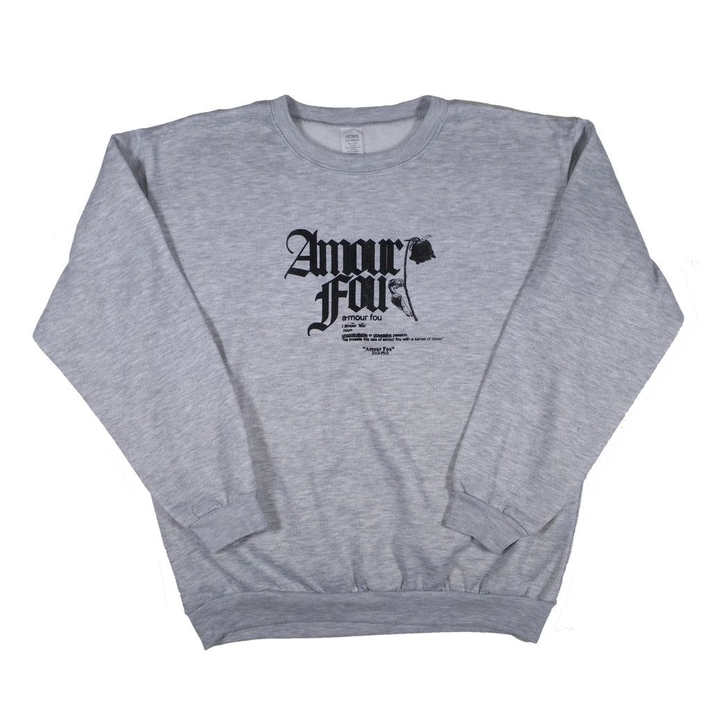 Amour Fou: Heather Gray Crewneck