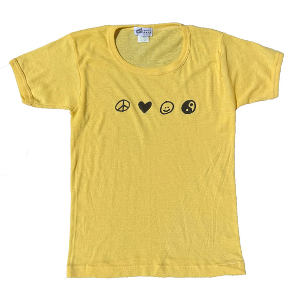 The Essentials Baby Tee - Yellow