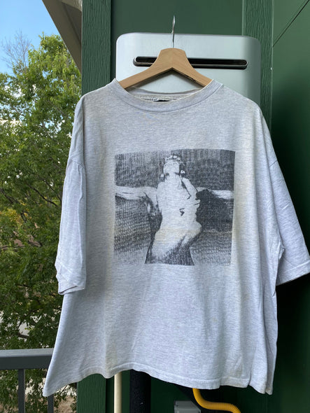 Vintage 90s Distressed Boxy Fit Bum Equipment Art Tee (XL)