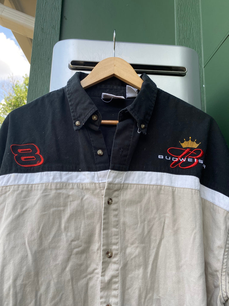 Vintage 90s Distressed Dale Earnhardt Button Down (XL)