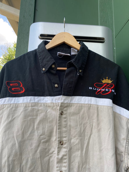 Vintage 90s Distressed Dale Earnhardt Button Down (XL)