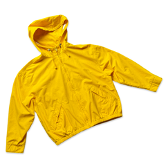 Vintage 80s Yellow Lands End Zipup Jacket