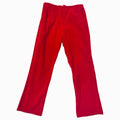 Vintage 80s Red Corduroy Flare Pants