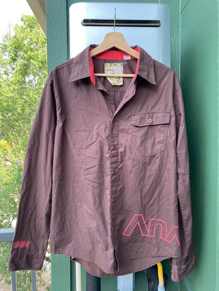 Vintage Y2K Analog Rave Button Down (M/L)