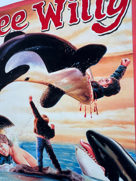 Free Willy - Limited Edition Archival Giclée Print from Static Medium by Heavy J