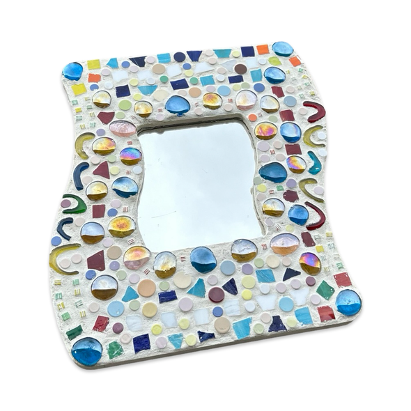 Mosaic Pebble Squiggle Mirror - INSTORE ONLY