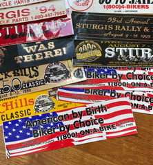 Vintage 90s/ Y2K Biker Bumper Stickers