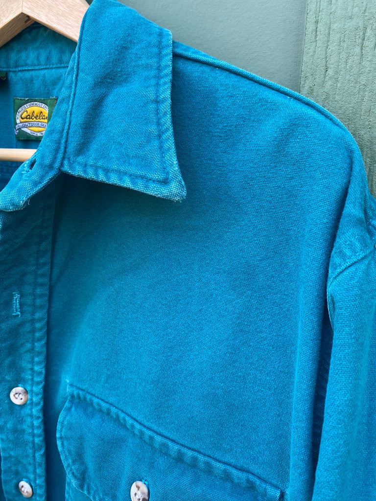 Vintage 90s Cabela's Chamois Heavyweight Button Down (XL)