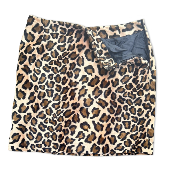 Y2K Cheetah Print Mini Skirt