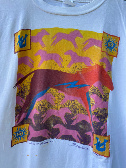 Vintage 90s Horse Art Tee (L)